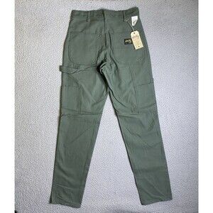 Stan Ray Pants Mens 27x32 (28x33) Green Carpenter Cargo Painter Work USA UO NWT
